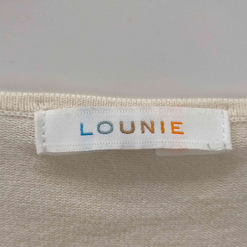 ルーニィ LOUNIE スパンシルクVネックプルオーバー レディース FREE
