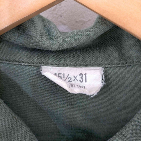 ユーエスアーミー US ARMY UTILITY SHIRT 67年会計 メンズ 15 1/2×31