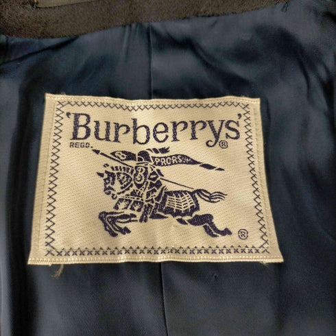 バーバリーズ BURBERRYS ウール100 チェスターコート レディース 7AR