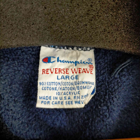 チャンピオン Champion USA製 刺繍タグ REVERSE WEAVE 目あり プルオーバーパーカー メンズ import:L