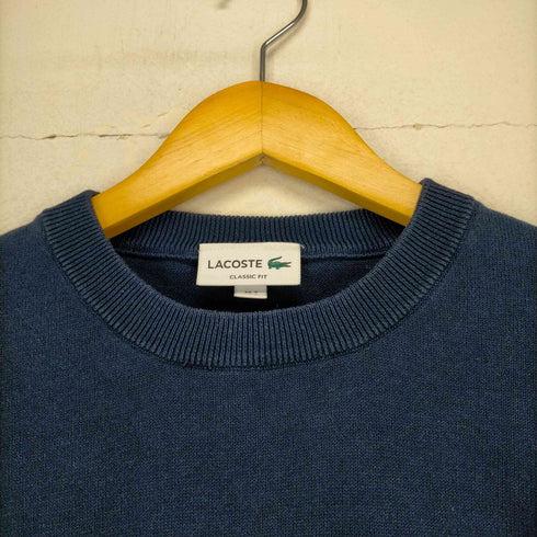 ラコステ LACOSTE ワニ刺繍半袖ニット メンズ import:S