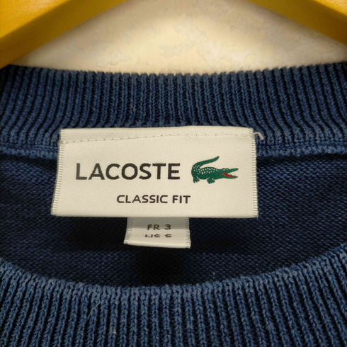 ラコステ LACOSTE ワニ刺繍半袖ニット メンズ import:S