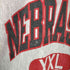 チャンピオン Champion 90S Mexico製 刺繍タグ reverse weave nebraska カレッジ ラバープリント メンズ JPN:L