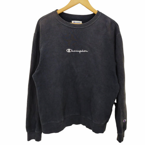 チャンピオン Champion フロント刺繍トレーナー メンズ L