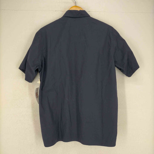 ジルサンダー JIL SANDER ポケットリブデザイン半袖比翼シャツ メンズ US:38