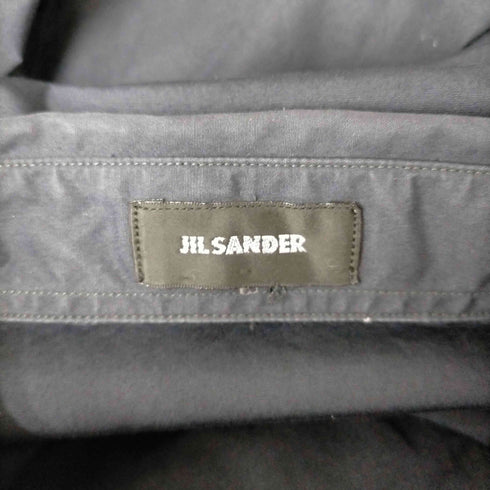ジルサンダー JIL SANDER ポケットリブデザイン半袖比翼シャツ メンズ US:38