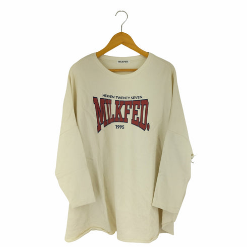 ミルクフェド MILKFED. FRONT LOGO BIG SWEAT TOP メンズ ONE SIZE