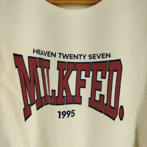 ミルクフェド MILKFED. FRONT LOGO BIG SWEAT TOP メンズ ONE SIZE