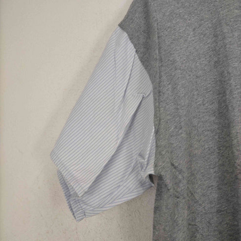 エムエムシックス メゾンマルジェラ MM6 Maison Margiela 18SS 袖シャツ切替半袖カットソー レディース JPN:M