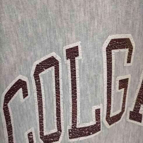 チャンピオン Champion 90S Mexico製 刺繍タグ reverse weave colgate カレッジ ラバープリント メンズ XXL