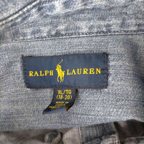 ラルフローレン RALPH LAUREN ポニー刺繍デニムシャツ メンズ XL(18-20)
