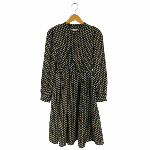 ニコルクラブ 179/WG NICOLE CLUB 総柄 L/S シャツワンピース レディース JPN:38