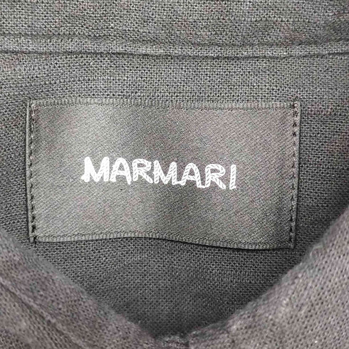 マルマリ MARMARI L/S 切替シャツワンピース レディース