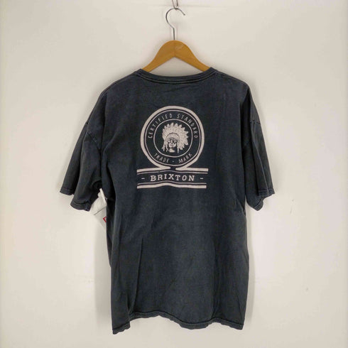 ブリクストン Brixton フロントポケットロゴプリントクルーネックTシャツ メンズ JPN:XL