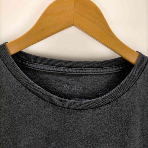 ブリクストン Brixton フロントポケットロゴプリントクルーネックTシャツ メンズ JPN:XL