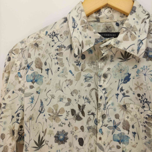 インターメッツォ INTERMEZZO 花柄 プリント L/S シャツ メンズ JPN:L