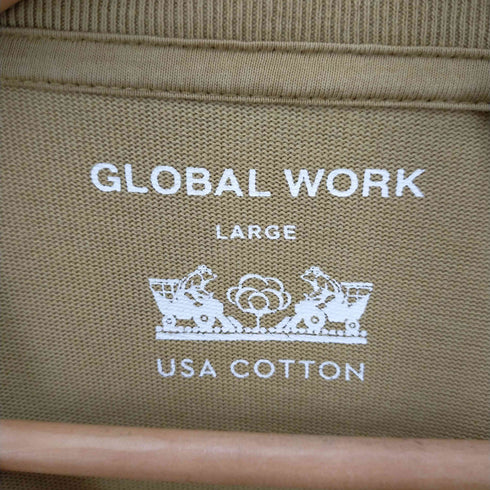 グローバルワーク GLOBAL WORK USAコットンポケットtシャツ メンズ L