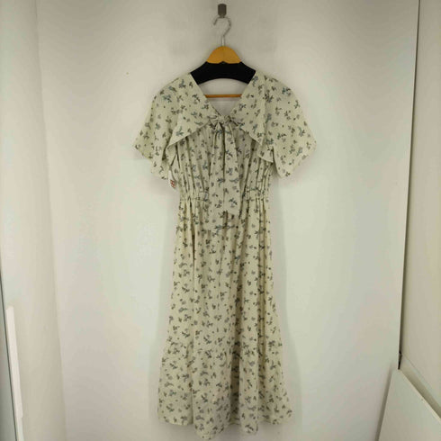 オリーブデオリーブ OLIVE des OLIVE 花柄 S/S シャツワンピース レディース FREE