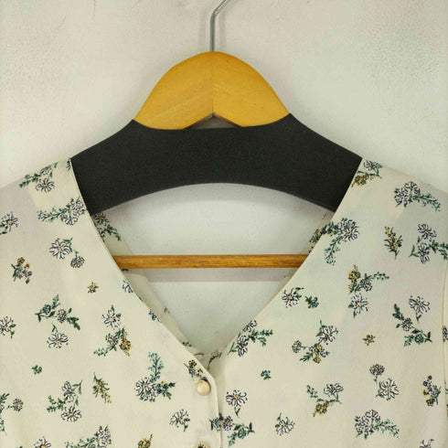 オリーブデオリーブ OLIVE des OLIVE 花柄 S/S シャツワンピース レディース FREE