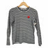 プレイコムデギャルソン PLAY COMME des GARCONS ハートロゴ刺繍ボーダーL/S TEE レディース JPN:L