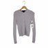 ラルフローレン RALPH LAUREN 00s インパクト21 SLIM FIT ノーカラー コットンケーブルニットカーディガン レディース import:S