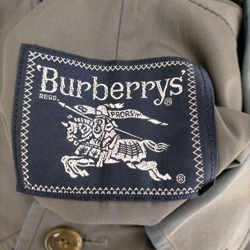 バーバリーズ BURBERRYS 玉虫 ステンカラーコート メンズ
