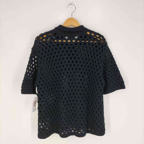 ステューシー Stussy Big Mesh Polo Sweater ビッグメッシュ ニットポロシャツ メンズ import:L