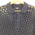 ステューシー Stussy Big Mesh Polo Sweater ビッグメッシュ ニットポロシャツ メンズ import:L