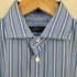 ポロラルフローレン POLO RALPH LAUREN フリル ストライプシャツワンピース レディース JPN:0
