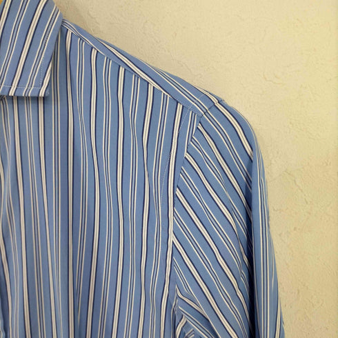 ポロラルフローレン POLO RALPH LAUREN フリル ストライプシャツワンピース レディース JPN:0