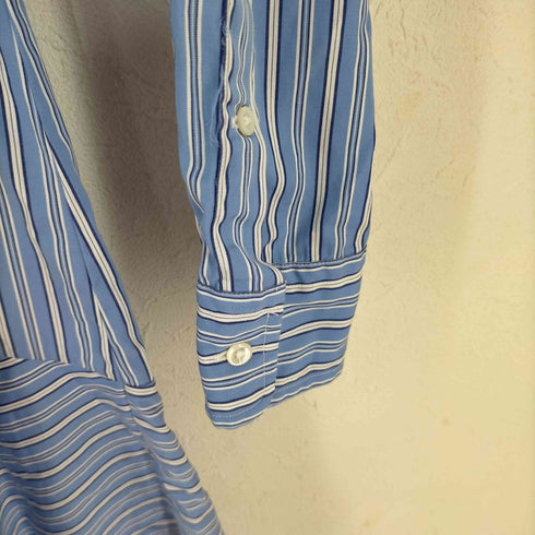 ポロラルフローレン POLO RALPH LAUREN フリル ストライプシャツワンピース レディース JPN:0