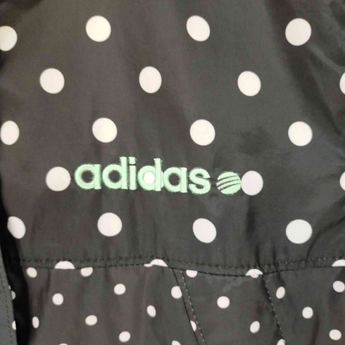 アディダス adidas ドット柄 マウンテンパーカー ナイロンジャケット レディース import:M