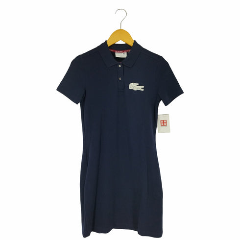 ラコステ LACOSTE Made In France レースクロックエンブレムポロドレス レディース 36