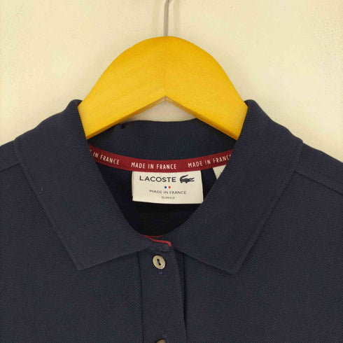 ラコステ LACOSTE Made In France レースクロックエンブレムポロドレス レディース 36