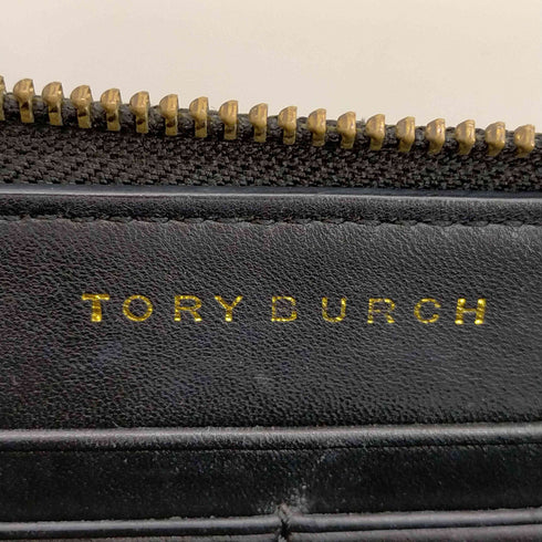 トリーバーチ TORY BURCH 花柄 ラウンドジップ エナメルウォレット 長財布 レディース
