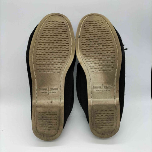 ミネトンカ Minnetonka ビーズデザイン フリンジ スウェード モカシン シューズ レディース JPN:24