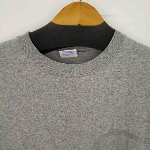 チャンピオン Champion ビックロゴ刺繍 クルーネックS/S TEE メンズ import:M