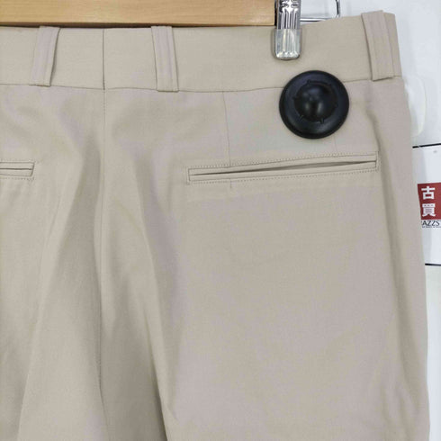 フィッチェ ヨシユキ コニシ ficce YOSHIYUKI KONISHI 2タック ウールギャバジン ワイドスラックスパンツ メンズ JPN:XL
