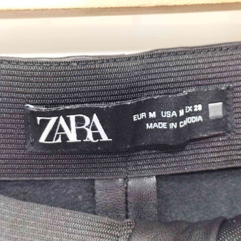 ザラ ZARA フェイクレザージップアップパンツ レディース JPN:M