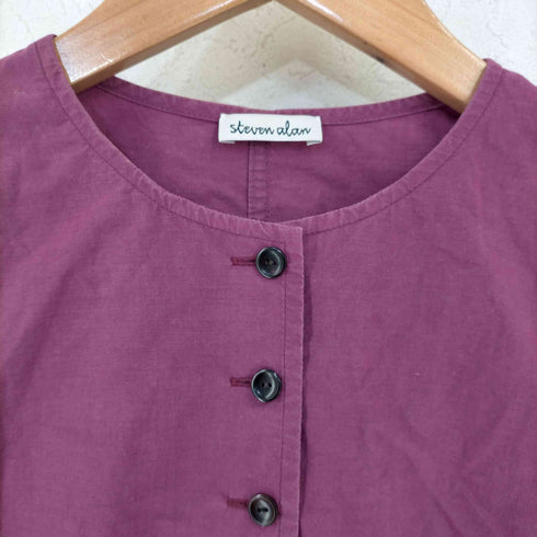 スティーブンアラン Steven Alan TYPEWRITER MANY BUTTON SHIRT レディース JPN:S