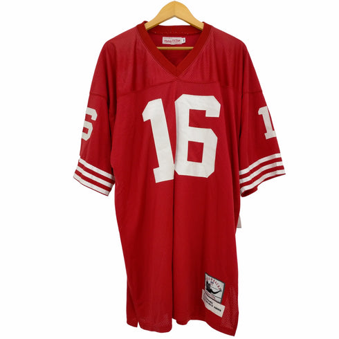 ミッチェルアンドネス mitchell&ness NFL MONTANA #16 アメリカンフットボールユニフォーム ゲームシャツ メンズ 52