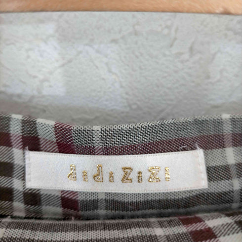 didizizi チェック プリーツスカート レディース FREE