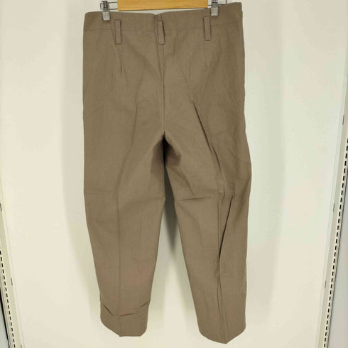 60S ハイウエスト ボタンフライ ワンタック ワーク パンツ メンズ JPN:3