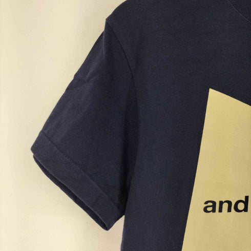 アンドワンダー and wander ロゴプリント半袖Tシャツ メンズ 2