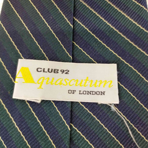 アクアスキュータム AQUASCUTUM ストライプネクタイ メンズ ONE SIZE