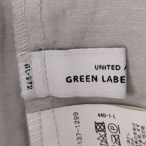 グリーンレーベルリラクシング GREEN LABEL RELAXING ウエッジ スリーブ プルオーバー ブラウス ドット レディース