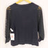 ビューティーアンドユースユナイテッドアローズ BEAUTY & YOUTH UNITED ARROWS ドットシフォンジャカード6分袖ニット レディース FREE
