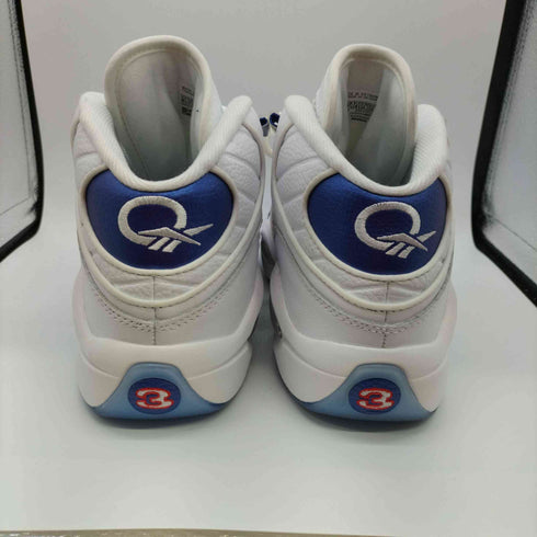 リーボック Reebok QUESTION MID WHITE/CLASSIC COBALT/CLEAR メンズ JPN:26.5