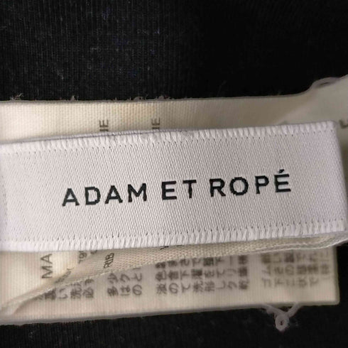 アダムエロペ Adam et Rope 23SS ハーフスリーブドロストワンピース レディース FREE