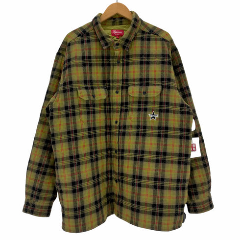 シュプリーム Supreme Quilted Plaid Flannel Shirt メンズ import:XL